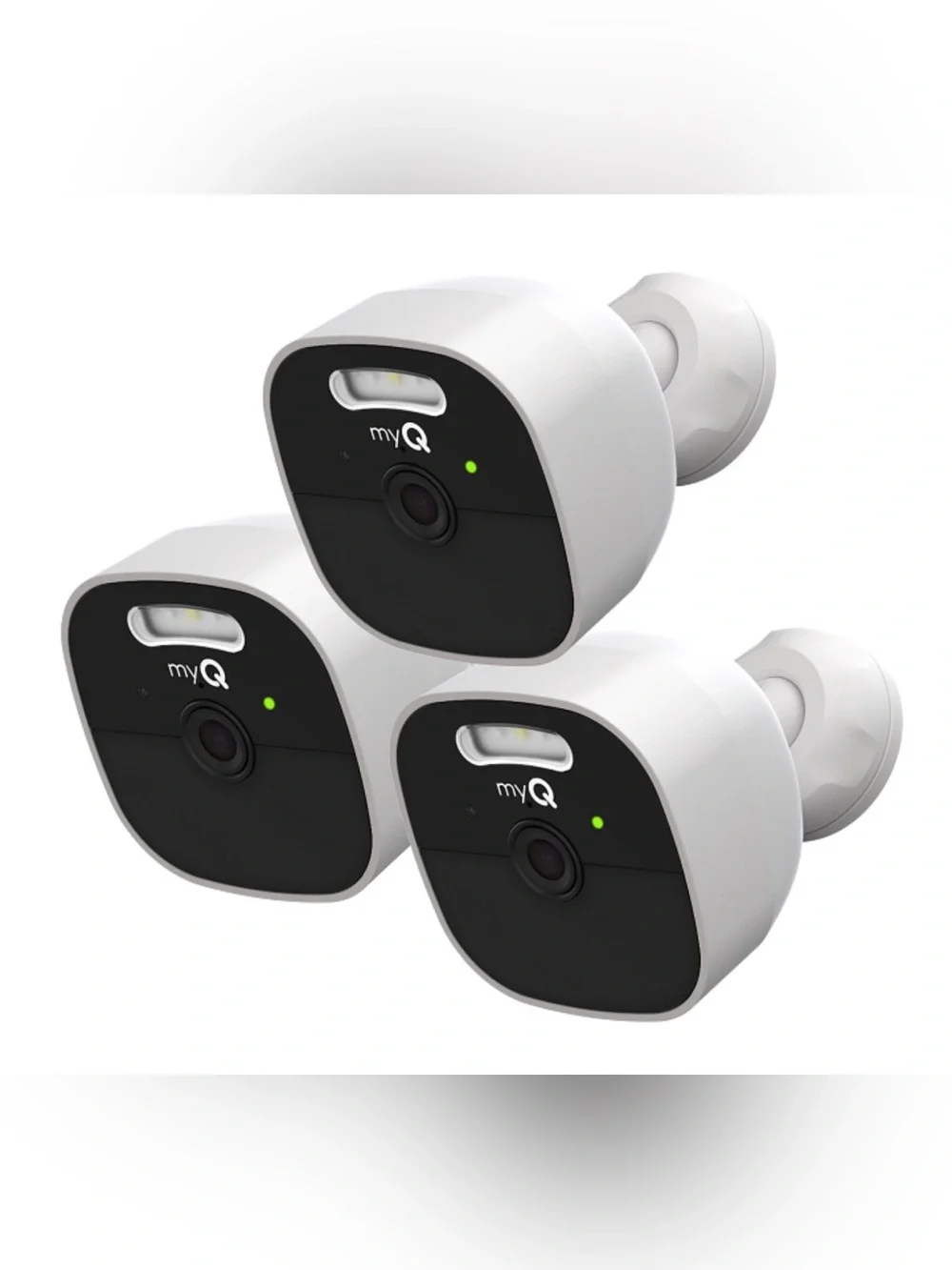 Outdoor Security Camera - White (3-Pack)